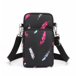 Uus naiste mobiiltelefonikott Nailonist mobiiltelefonikott M&uuml;ndi rahakott Rihmaga &otilde;lakott V&auml;ike Crossbody kotid naistele Rahakott reisikott