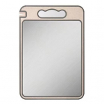 Kahepoolne l&otilde;ikelaud k&auml;epidemega Roostevabast terasest hakkelaud lihale, k&ouml;&ouml;giviljadele, k&ouml;&ouml;gividinad B