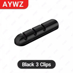 Kleepuvad Kaablihoidik Klambrid Juhtmehaldus Juhtmekorraldaja Lauaarvutile USB Laadimiskaabel &Ouml;&ouml;kapp Toitejuhe Hiirekaabel