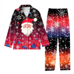 Lastele 2-osaline j&otilde;ulup&auml;eva tr&uuml;kitud &uuml;likond, pikkade varrukatega n&ouml;&ouml;p &uuml;leval laia s&auml;&auml;rega p&uuml;kste &uuml;likond, pidžaama kodune vabaaja &uuml;likond 8 beež