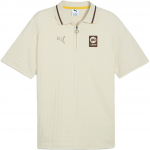 Puma Porsche Racing Series Statement Retro Minimalistlik Lahtise L&otilde;ikega L&uuml;hikeste Varrukatega Polo S&auml;rk Meeste topid Lumivalge 624551-02 M