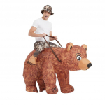 Pruunkaru t&auml;ispuhutav kost&uuml;&uuml;m, t&auml;iskasvanutele 150-190cm pruun