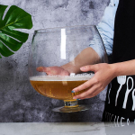 Extra Large Creative Spoof Beer Mug - Hero Pilsner Glass for Weddings & Toasts Short 2300ml General Cup
