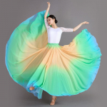 Lange voolavad seelikud, gradient k&otilde;hutantsuseelikud, naiste klassikalise tantsu esinemiskost&uuml;&uuml;m, p&auml;ikeseseelik S