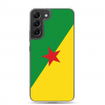 Coque T&eacute;l&eacute;phone &ndash; Samsung &ndash; Galaxy S22 Ultra &ndash; Drapeau Guyane &ndash; Supp &ndash; Mitmev&auml;rviline