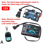 12V 5KW Juhtplaadi Emaplaadi LCD Monitor L&uuml;liti+Pult Auto &Otilde;hk Diisel Seisuk&uuml;te Auto Soojendi Tarvikud
