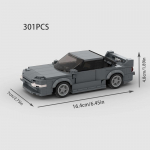 MOC F1 Linna Kiiruse Spordi Meistri V&otilde;idus&otilde;iduauto Ehitusklotsid Tellis R34 RX-7 S&otilde;iduk Superauto Kiire ja Vihane MK4 Supra Laste M&auml;nguasjad