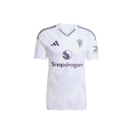 Adidas Aeroready Manchester United 25/26 V&otilde;&otilde;rsil F&auml;nnide Versioon Kitsa L&otilde;ikega &Uuml;mmarguse Kaelusega L&uuml;hikeste Varrukatega Jalgpallis&auml;rk Meeste Topid JI7423 5XL white