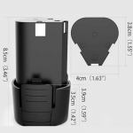 1 tk plastikust &uuml;mbris 12 V 18650 liitiumaku korpus, kruvivaba liitiumtrelli laetav aku&uuml;mbris