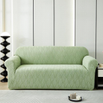 1 tk elastne žakaarmustriga diivanikate veniv diivanikate elutuppa kaitsja eemaldatav pestav pealiskate 2 Seaters heleroheline v&auml;rv