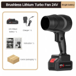 800W Harjadeta Suure V&otilde;imsusega V&auml;givaldne Turboventilaator Laetav Tolmu Eemaldus F&ouml;&ouml;n Kaasaskantav Lehepuhur 24V Carton Box