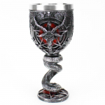 Baphomet Pentagram Horn Goblet Veiniklaas Gooti Wicca Pagan M&uuml;stiline Tankard Kohvi &Otilde;llekruusid 600ml 200ml Mystic Wicca Fan Kingitus 501-600ml