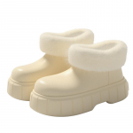 Talvine naine Soojad vihmajalatsid Kummi saapad Naiste soojendatud kalossid karvaga Pahkluu vihmasaapad Veekindlad Aed Vesisaapad Jalatsid 40-41