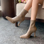 K&otilde;rge kontsaga naiste pahkluusaapad Seksikad terava ninaga kingad Talv 2025 Trend K&otilde;rge kvaliteediga Elegantsed kontorikingad Peokingad Botas Mujer 39