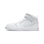 Air Jordan 1 Mid PS Triple White 2021 Laste tossud 640734-130 31
