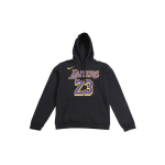 Nike Los Angeles Lakers Lebron James Fliisist T&otilde;mblukuga Kapuutsiga Topp Meeste &Uuml;laosad Must AV0401-010 M
