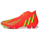 Adidas Predator Edge+ Slip-On Pehme kunstmuru AG (Kummist l&uuml;hikesed trukid) Vastupidavad jalgpallikingad Meeste jalgpallikingad Heleroheline-punane GW0961 40