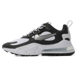 Nike Air Max 270 React Spliced Spordiks Hingavad Madalad Jooksukingad Naiste toss Must Valge CQ4805-101 38.5