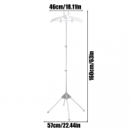 Auruti alus Teleskoopiline R&otilde;ivaste Auruti Riiul K&otilde;rgus Reguleeritav R&otilde;ivas Kokkupandav Seisev R&otilde;ivapuu R&otilde;ivaste Aurutamiseks must