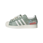 Adidas Originals Superstar 2 Mugavad Pehmed Vabaaja Mitmek&uuml;lgsed Madalad Tossud Unisex Tossud Valge Roheline JR1331 43⅓ white