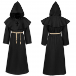 Keskaegse munga r&uuml;&uuml;, munga kost&uuml;&uuml;m, v&otilde;luri kost&uuml;&uuml;m, preestri kost&uuml;&uuml;m, esinemiskost&uuml;&uuml;m, Halloweeni kost&uuml;&uuml;m XXL