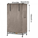 Papagoidi puuri kate Varjualune Head &ouml;&ouml;d Blackout 51 X 38 X 23,5 tolli &Otilde;huke Kerge Hingav V&auml;ikeste Loomade Puuride Kate Lemmikloom