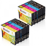 T1295 Epson Pack Remplacer pour Epson T129 T1291 T1292 T1293 T1294 Cartouches d'encre Compatible avec Epson Stylus SX235W SX420W 512