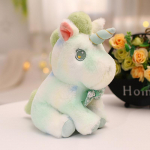 Embraceab Rainbow Unicorn pl&uuml;&uuml;sis m&auml;nguasi t&auml;istopitud loom v&auml;rviline hobune padi lastele m&auml;nguasjad s&uuml;nnip&auml;evaks j&otilde;ulukingitus t&uuml;drukule poisile 25cm roheline