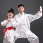 Laste Tai Chi ja Kung Fu &uuml;likond - Hiina stiilis treeningu- ja esinemisriietus poistele ja t&uuml;drukutele 110 cm