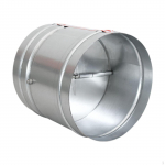 Duct for Ventilation Systems, Easy to Install Galvanized Steel Round Adapters Extractor 11cmx11cmx15cm