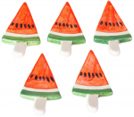 Yamakame S&ouml;&ouml;gipulgad Arbuusikomplekt 5 tk Kingitus Valmistatud S&ouml;&ouml;gipulgaalustel Kiyomizu-yaki Alused, Baarid, [Kingitus, Karbis] Jaapan, Kyoto-yaki/Kiyomizu-yaki