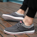 Pehmed, mugavad n&ouml;&ouml;riga tossud, lamedad jalatsid Meeste kingad vabaaja Zapatos De Hombre hingavad l&otilde;uendist teksariidest kingad 39