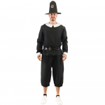 Meeste Palver&auml;nduri Halloweeni Kost&uuml;&uuml;m T&auml;iskasvanute T&auml;nup&uuml;ha Puritaani R&otilde;ivad Maagide Cosplay Peole M must