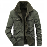 Winter Plus sametist paks meeste puhtast puuvillast rev&auml;&auml;riga jope 4XL