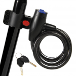 Jalgratta Mootorratta V&otilde;tmega Tross 100cm K&otilde;rge Sisaldab 2 Spetsiaalset Musta [Fieekty] Lukku, Lukk, Lukk, &plusmn;3cm Pikk, Turvalisus, L&otilde;ikekindel, Vastupidav Disain, must