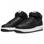 Nike x Stussy Air Force 1 '07 Mid SP amortiseerivad keskmise k&otilde;rgusega tossud Unisex Must DJ7840-001 EU 38.5 tumehall v&auml;rv