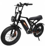 JKING FXH-009 E-Mountain Bike 48V15.6Ah B artery 500W Motor 20 Inch Fat Tires 120KG Load 25KM/H Top Speed All-Terrain Electric Bicycle