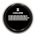 52mm Digitaalne Tundilugeja N&auml;idik 0&ndash;99999,9H Must Tahvel 7 V&auml;rvi Taustvalgustus IP67 Veekindel DC 9&ndash;32V Meres&otilde;idukite Paadi jaoks