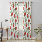 Suvised Puuviljad Maasika Lilled Aknakardinad Elutuppa Luksuslik Magamistoa Kardin K&ouml;&ouml;gi Rulood Kardinad 135W x 60H(cm) x1