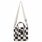 Vans puuvillane poekott, ostukott, &otilde;lakott, crossbody kott, k&auml;ekott mini unisex valge ja must Vans VN000HRW3KS valge/must