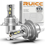 RUICC -24V H4 LED-esitulede komplekt, kaugtuled/l&auml;hituled, &uuml;hildub s&otilde;iduki &uuml;levaatusega, k&otilde;rge heledus, CREE tehnoloogia, H4 LED valge
