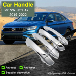 for Volkswagen VW Jetta A7   Durable Chrome Door Handle Cover Trim Car Accessories Styling Stickers Keyless for 4 Door