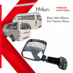 Must tagumine luugiukse peegli komplekt Auto v&auml;lisosad RHD juhile Toyota Hiace H200 jaoks RHD