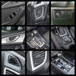 Carbon fiber For Mazda 3 Axela 2013-2016 Accessories Gear Panel Center Console Dashboard Ac Air Outlet Vent Cup Holder 5
