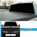Sun Shade 65 x22 Waterproof Pick up Black Tint Sticker Truck Rear Window Decal
