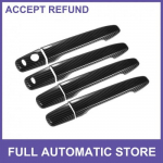 Left Right Door Handle Cover w Keyless Hole FOUR for Mitsubishi Outlander