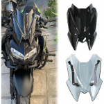 Motorcycle Windshield Wind Deflector Windscreen Front Flyscreen Fairing fit for Ka-wa-sa-ki Z900 Z-900 Z 900 Accessories 2020 2021 2022 2023 (Dark Light Smoke