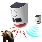 P&auml;ikeseenergial t&ouml;&ouml;tav v&auml;listingimustes liikumisanduriga alarm Kodu turvalisuse alarm stroboskoobiga Loomade peletaja Raccoonide, hirvede, skunkide, karude, kojoottide eemale peletamiseks China Mainland