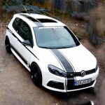 7 tk universaalset kogu kere spordikleebist autole, vin&uuml;&uuml;lkleebised, auto tarvikud Suzuki Volvo Tesla Skoda VW Volkswagen Smart Seat'ile must
