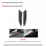 For BMW G20 G23 G28 G42 i3 i4 3 4 Ser Made of Alcantara Gear Shifter Panel Cover Trim M Performance Sticker Interior Accessory LHD Carbon Leather